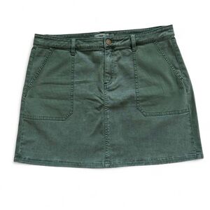Vineyard Vines Women’s Denim Casual Skirt Dark Olive Green Size 12